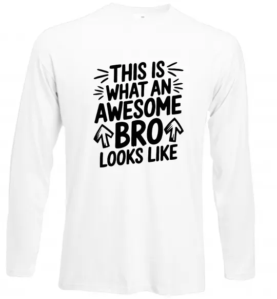 Лонгслив Ось так виглядає найкращий у світі брат Белый фото