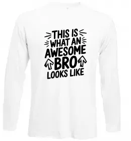 Лонгслив Брат супергерой Черный фото