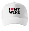 Кепка I love my wife Белый фото