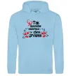 Женская толстовка (худи) Так виглядає найкраща у світі дружина Голубой фото