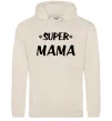 Женская толстовка (худи) надпись Super mama Таш фото