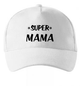 Кепка надпись Super mama