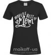 Жіноча футболка Worlds best mom Чорний фото
