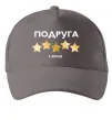 Кепка Подруга 5 зірок Серый фото