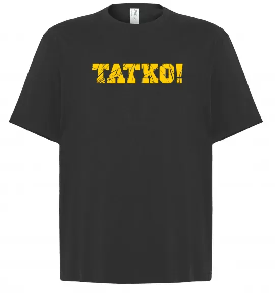 Футболка Оверсайз Татко Чорний фото