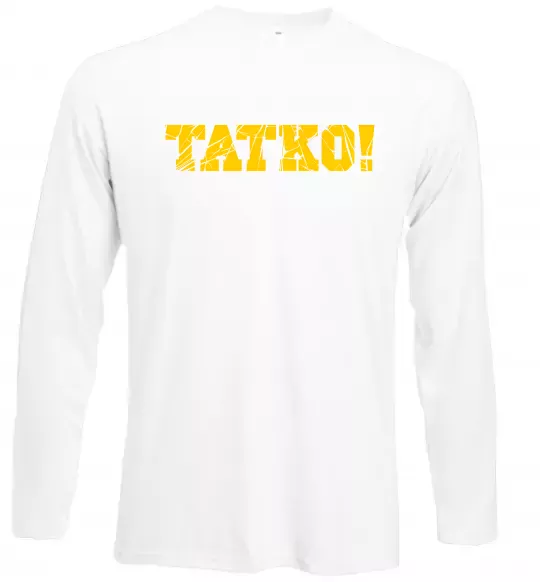 Лонгслив Татко Белый фото