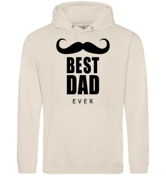 Чоловіча толстовка (худі) Best dad ever с усами Таш фото