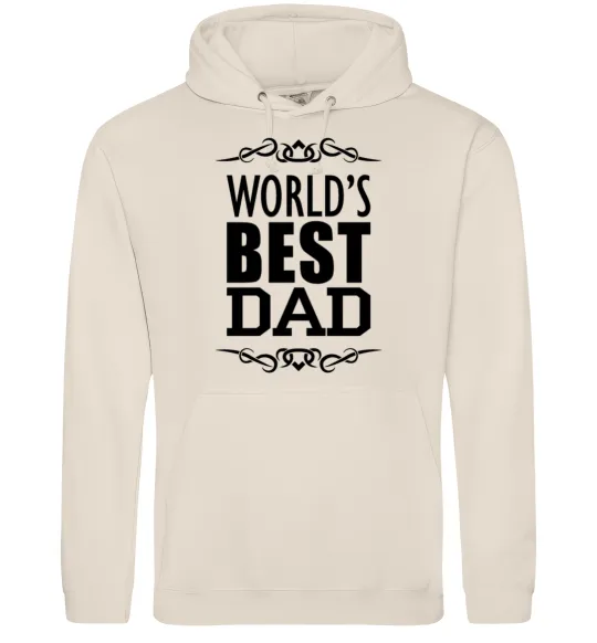 Мужская толстовка (худи) Worlds best dad Таш фото