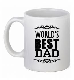 Чашка керамическая Worlds best dad