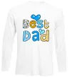 Лонгслів Best dad Білий фото