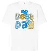 Футболка Оверсайз Best dad Белый фото