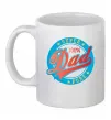 Чашка керамическая Super Dad 100 pure Белый Чашка керамическая Super Dad 100 pure Белый фото