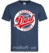 Мужская футболка Super Dad 100 pure Темно-синий фото