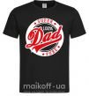 Мужская футболка Super Dad 100 pure Черный фото