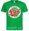 Чоловіча футболка Super Dad 100 pure Зелений фото
