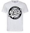 Чоловіча футболка Super Dad 100 pure Білий фото