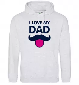 Мужская толстовка (худи) Син воїна ЗСУ Серый меланж фото