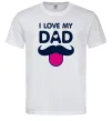Чоловіча футболка I love my dad exclusive Білий Чоловіча футболка I love my dad exclusive Білий фото
