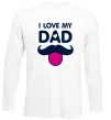 Лонгслив I love my dad exclusive Белый Лонгслив I love my dad exclusive Белый фото