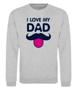 Свитшот I love my dad exclusive