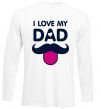 Реглан I love my dad exclusive Белый фото