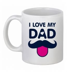 Чашка керамічна I love my dad exclusive Чашка керамічна I love my dad exclusive