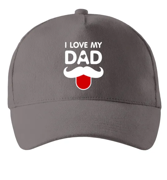 Кепка I love my dad exclusive Серый фото