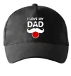 Кепка I love my dad exclusive Чорний фото