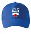 Кепка I love my dad exclusive Яскраво-синій фото