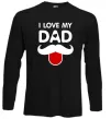 Лонгслив I love my dad exclusive Черный Лонгслив I love my dad exclusive Черный фото