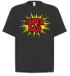Футболка Оверсайз Super Dad Чорний фото