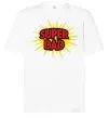 Футболка Оверсайз Super Dad Білий фото