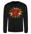 Свитшот Super Dad Черный фото