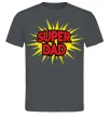 Мужская футболка Super Dad Графит фото