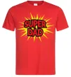 Мужская футболка Super Dad Красный фото