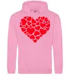 Женская толстовка (худи) Heart with heart Розовый Женская толстовка (худи) Heart with heart Розовый фото