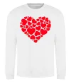 Світшот Heart with heart Білий Світшот Heart with heart Білий фото