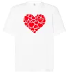 Футболка Оверсайз Heart with heart Білий фото