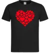 Мужская футболка Heart with heart Черный Мужская футболка Heart with heart Черный фото
