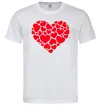 Мужская футболка Heart with heart Белый Мужская футболка Heart with heart Белый фото
