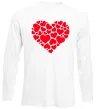 Лонгслив Heart with heart Белый фото