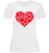 Женская футболка Heart with heart Белый Женская футболка Heart with heart Белый фото