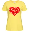 Женская футболка Heart with heart Лимонный Женская футболка Heart with heart Лимонный фото