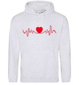 Жіноча толстовка (худі) Сердце пульс