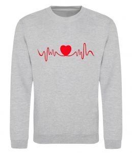 Світшот Сердце пульс Світшот Сердце пульс