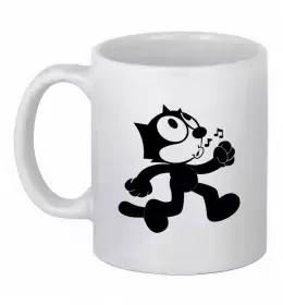 Чашка керамічна Felix Cat Білий фото