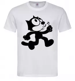 Чоловіча футболка Felix Cat Білий фото