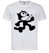 Чоловіча футболка Felix Cat Білий фото