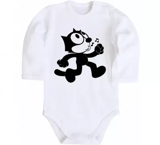 Детский боди Felix Cat Белый фото