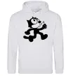 Мужская толстовка (худи) Felix Cat Серый меланж Мужская толстовка (худи) Felix Cat Серый меланж фото